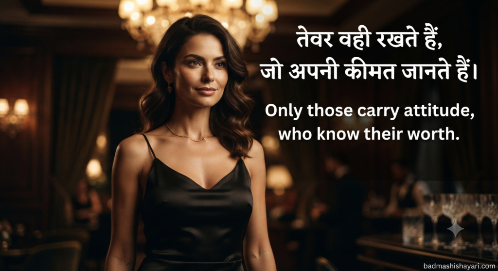 Girls Attitude Badmashi Shayari for WhatsApp Status